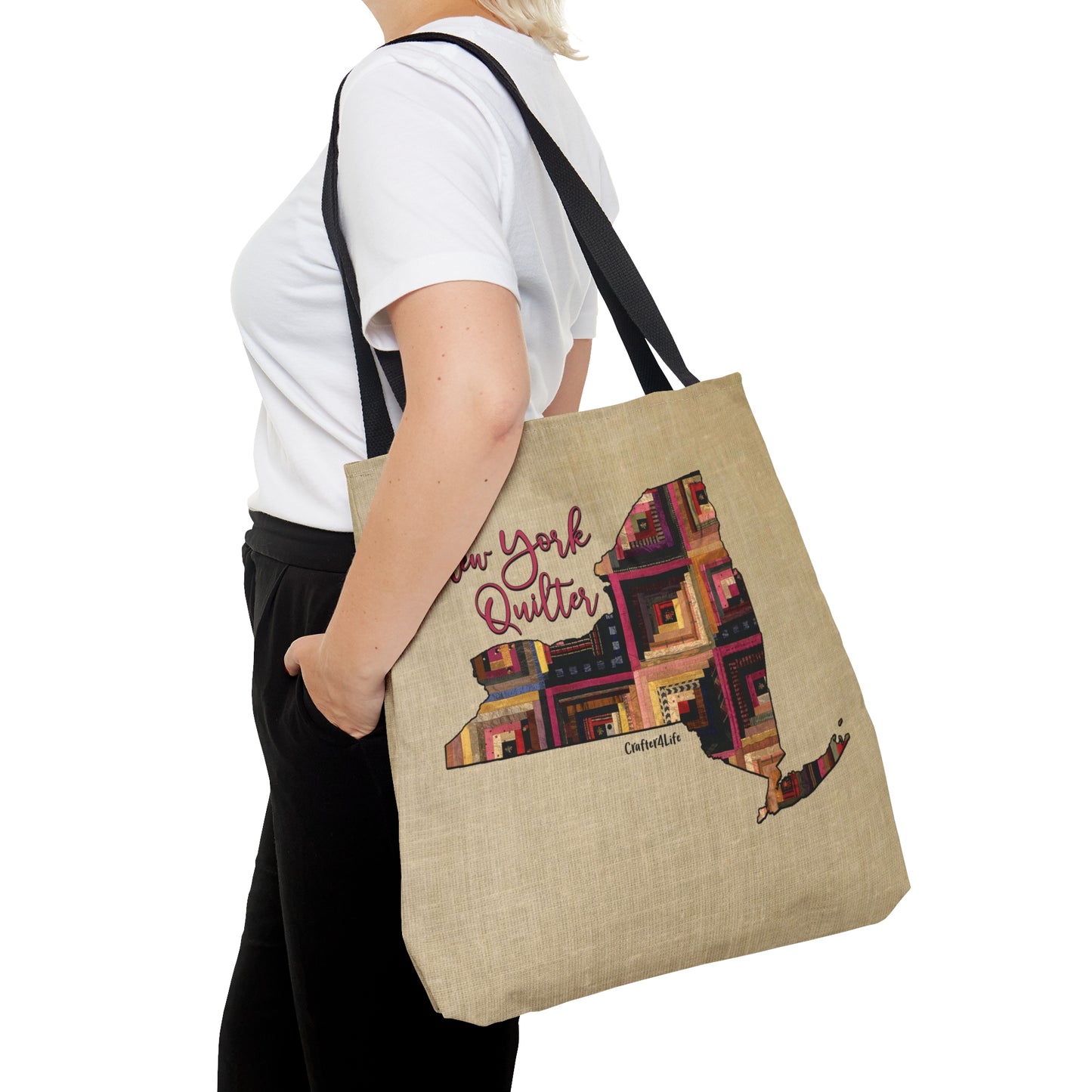 New York Quilter Cloth Tote Bag