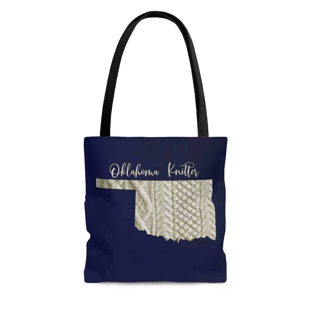 Oklahoma Knitter Cloth Tote Bag