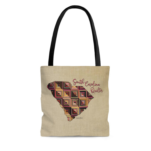 South Carolina Quilter Cloth Tote Bag