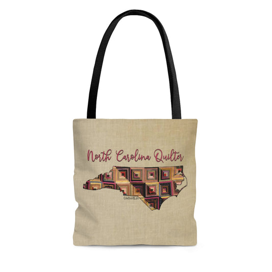 North Carolina Quilter Cloth Tote Bag