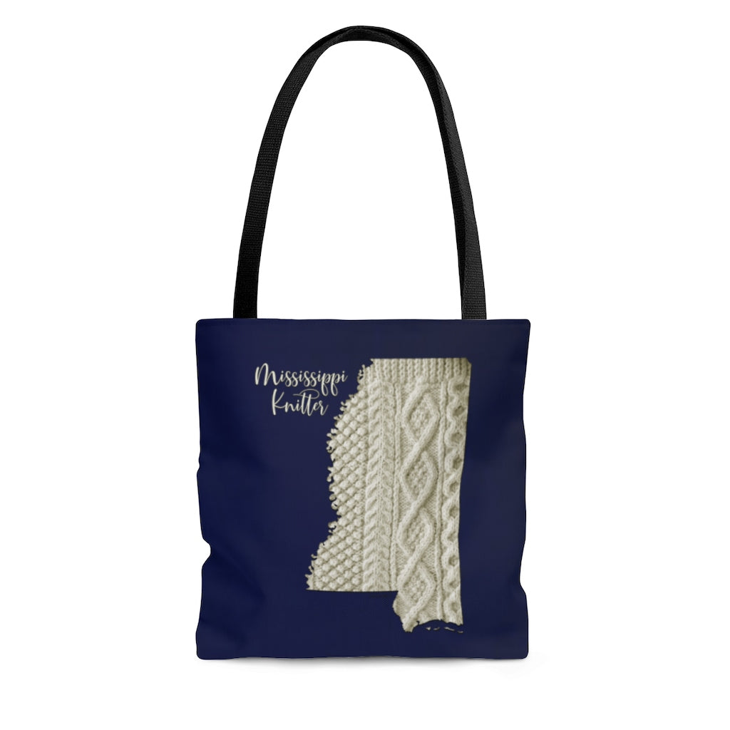 Mississippi Knitter Cloth Tote Bag