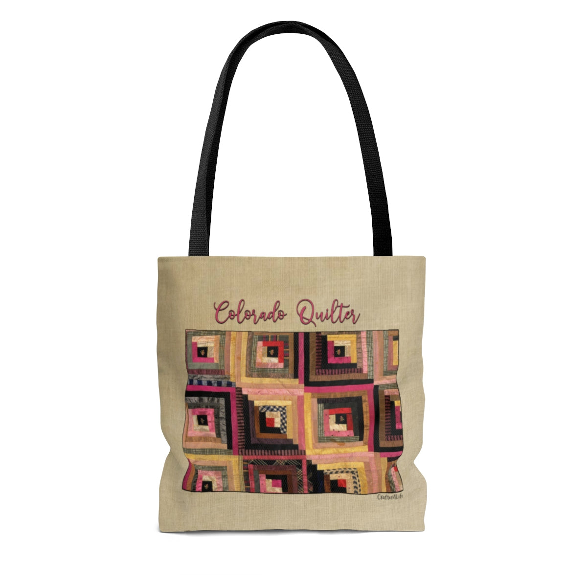 Colorado Quilter Cloth Tote Bag