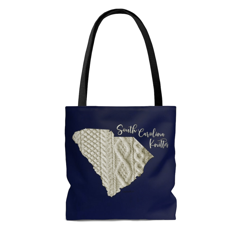 South Carolina Knitter Cloth Tote Bag