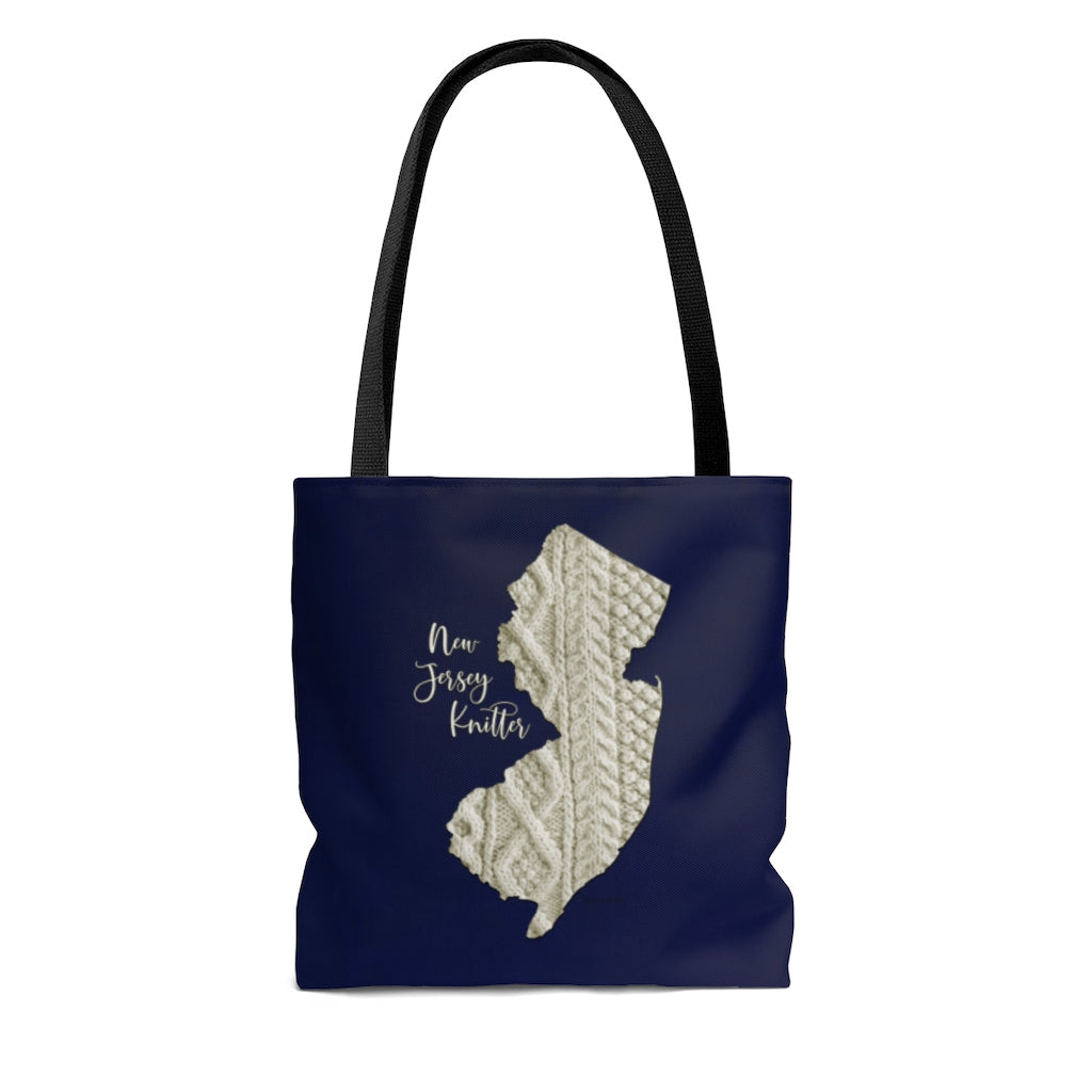 New Jersey Knitter Cloth Tote Bag