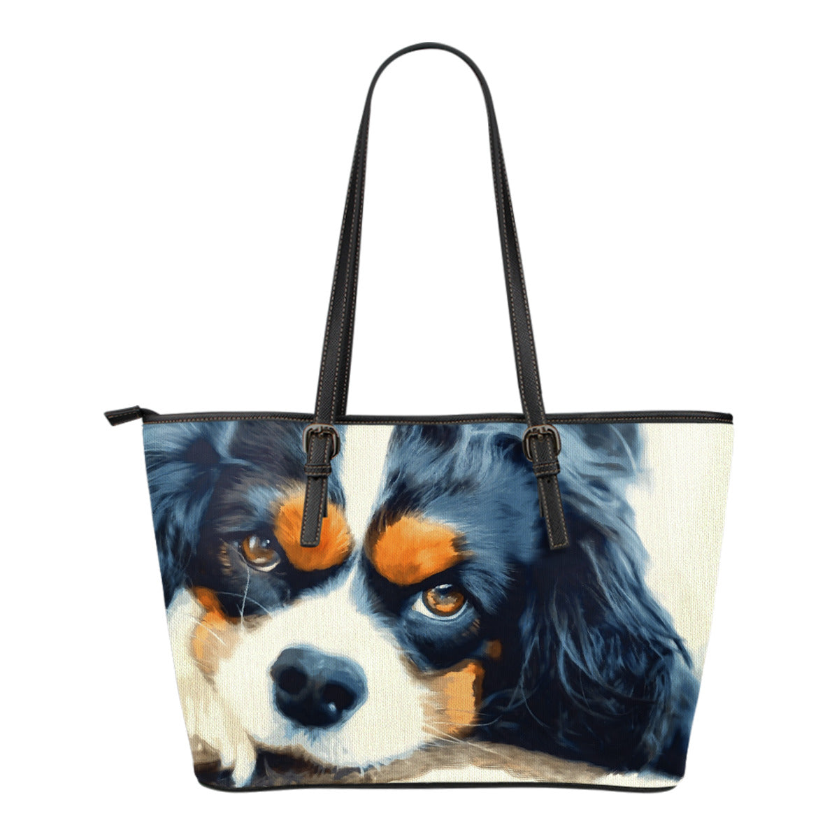 Cavalier King Charles Spaniel Eco-Leather Tote with Express Shipping