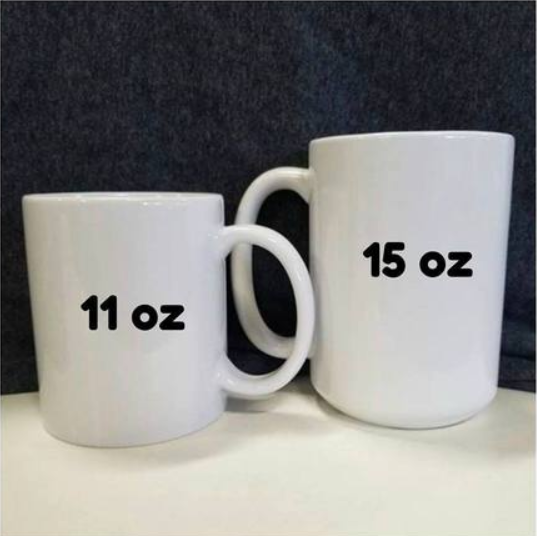 I'll be Fine Black Mugs