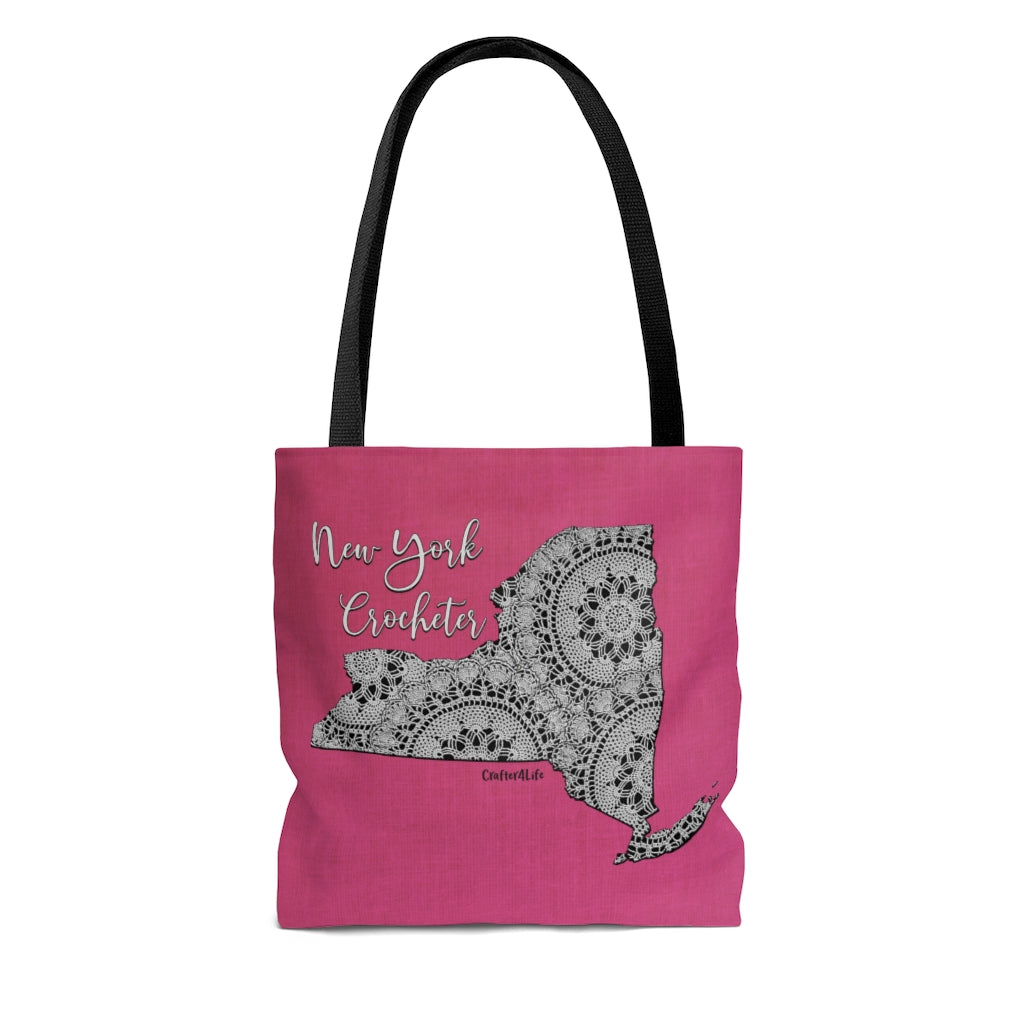 New York Crocheter Cloth Tote Bag