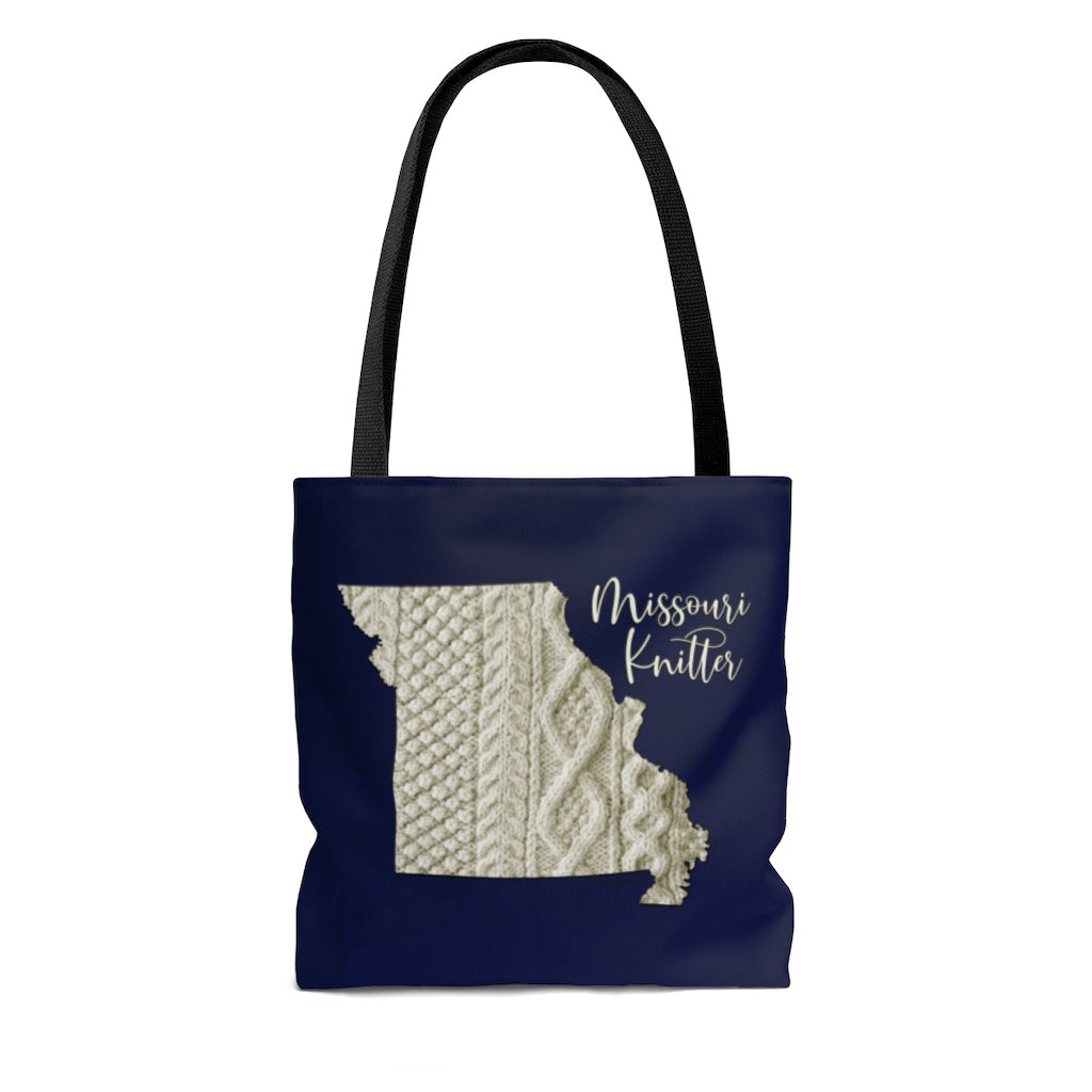 Missouri Knitter Cloth Tote Bag