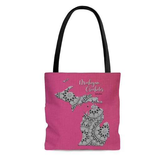 Michigan Crocheter Cloth Tote Bag