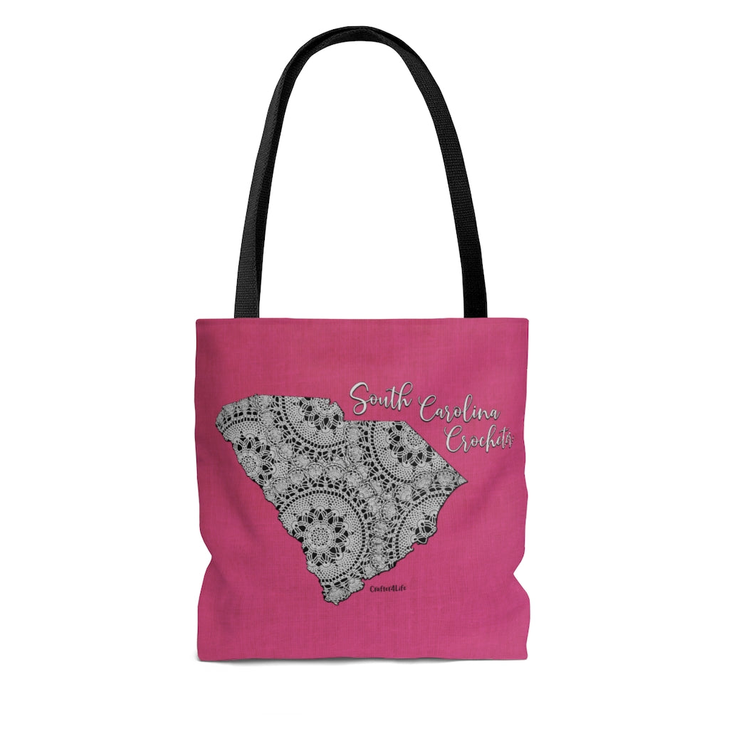 South Carolina Crocheter Cloth Tote Bag