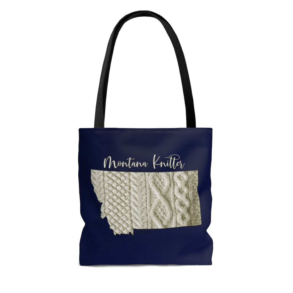 Montana Knitter Cloth Tote Bag