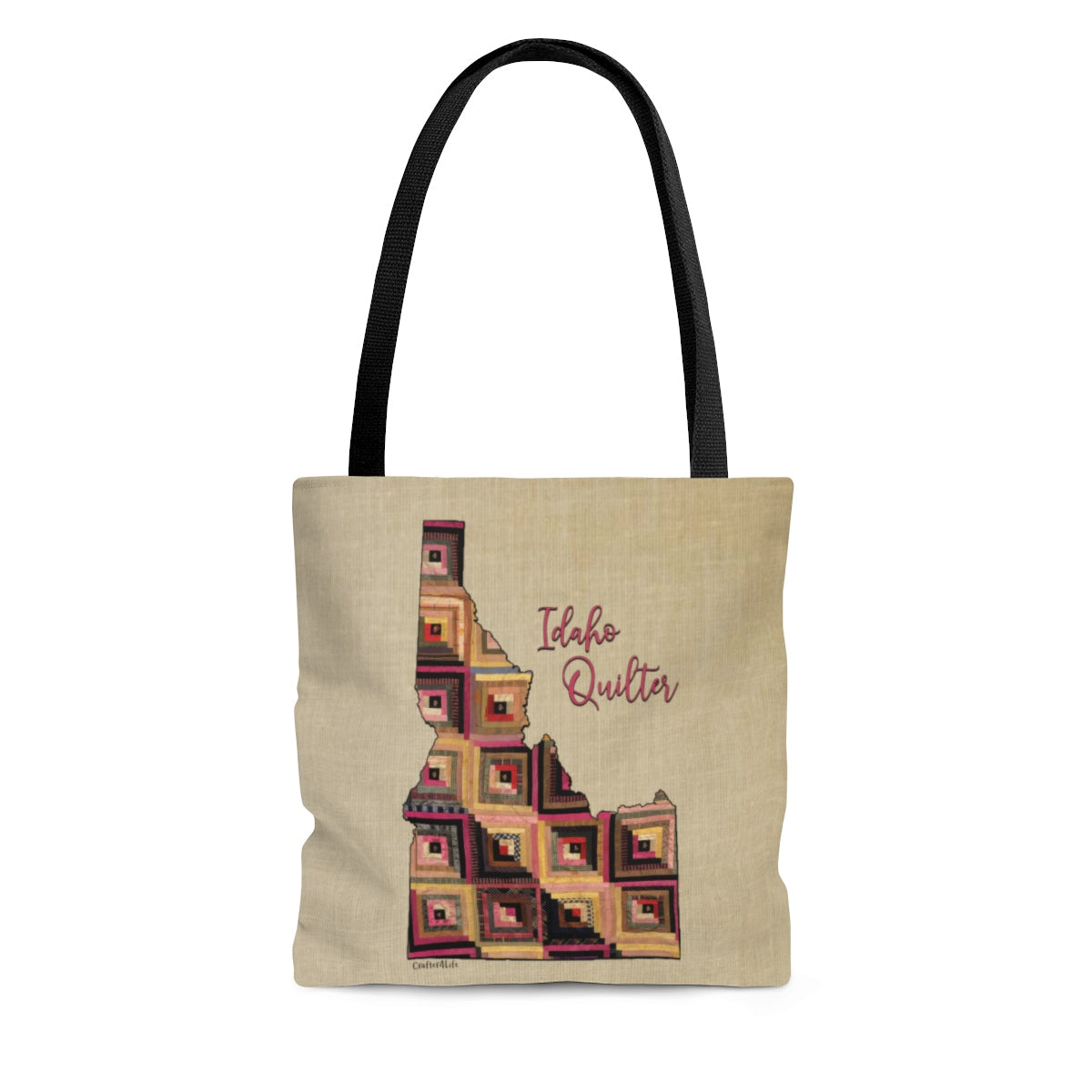 Idaho Quilter Cloth Tote Bag