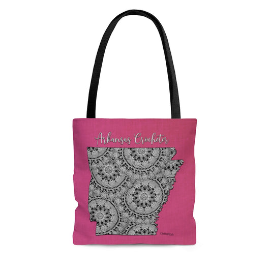 Arkansas Crocheter Cloth Tote Bag