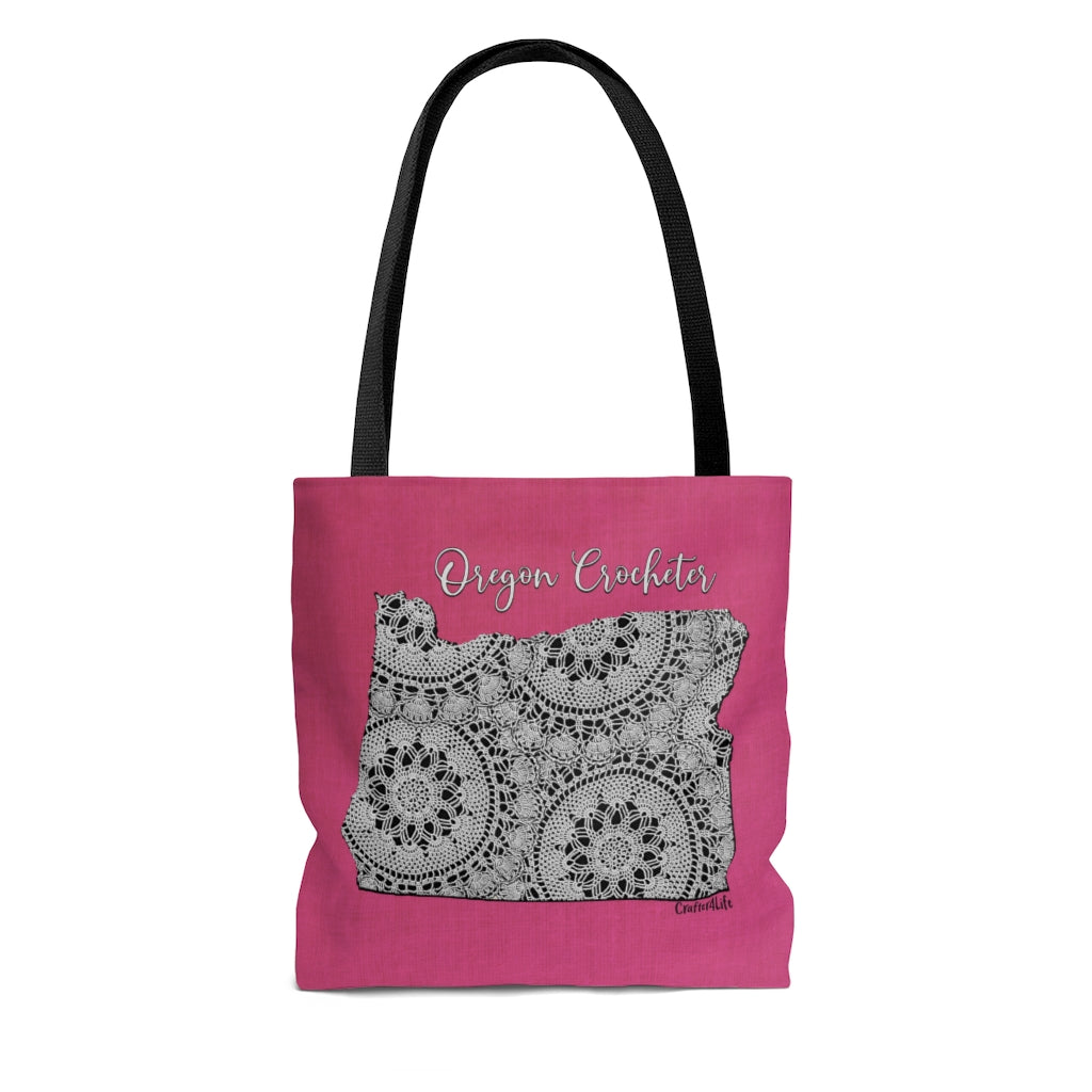 Oregon Crocheter Cloth Tote Bag