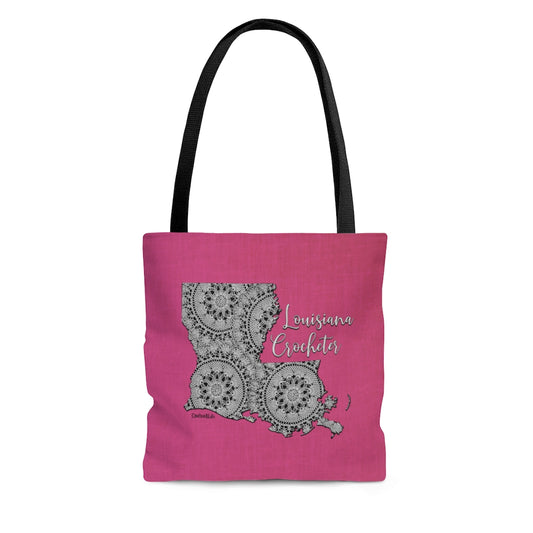 Louisiana Crocheter Cloth Tote Bag