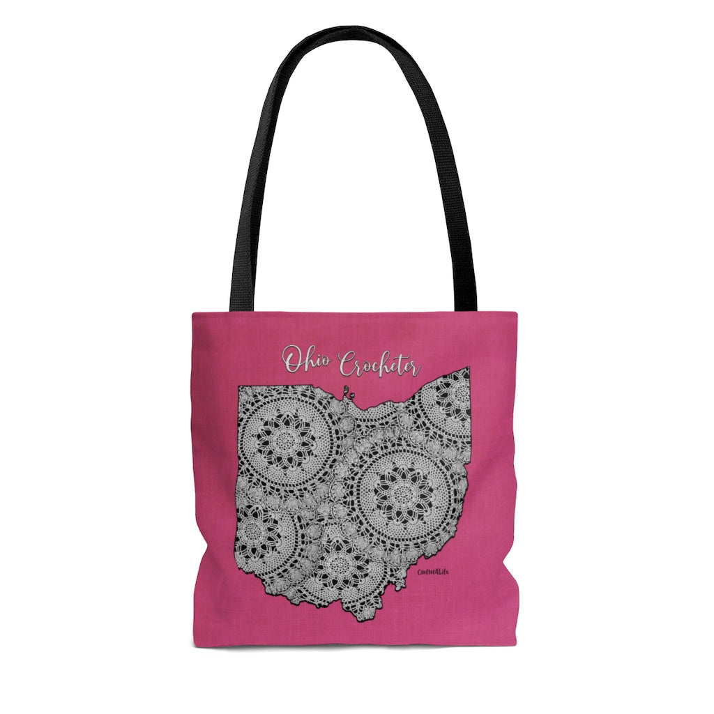 Ohio Crocheter Cloth Tote Bag