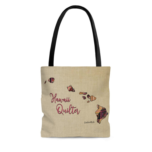 Hawaii Quilter Cloth Tote Bag