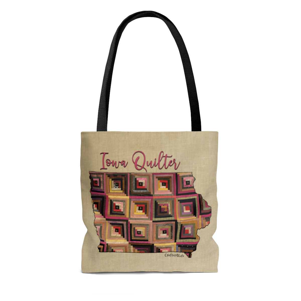 Iowa Quilter Cloth Tote Bag