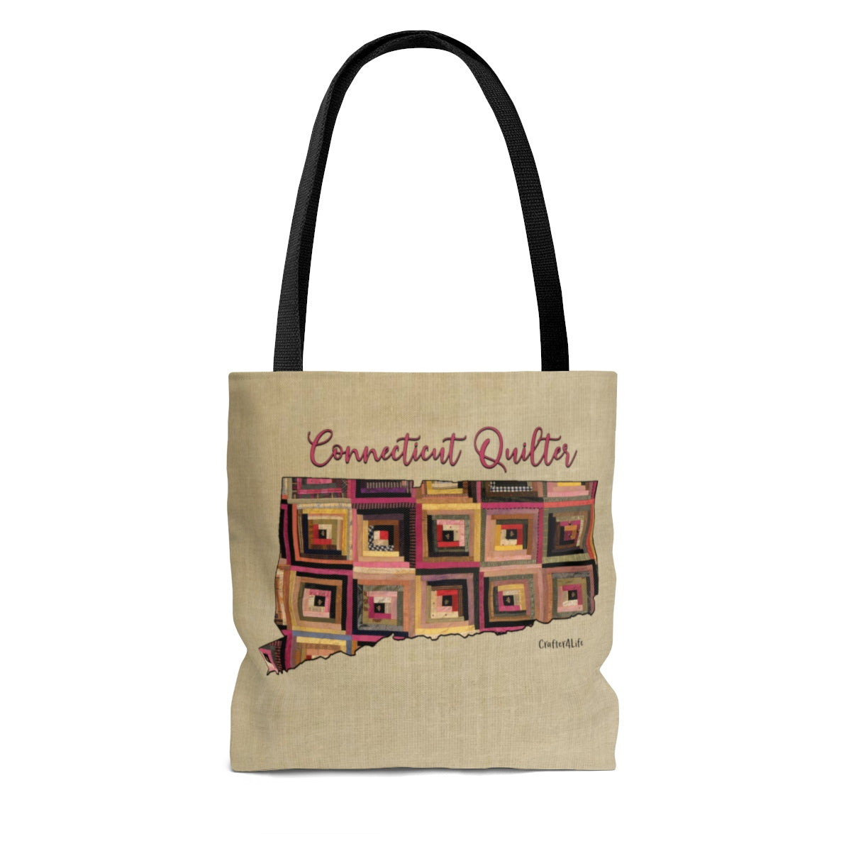 Connecticut Quilter Cloth Tote Bag