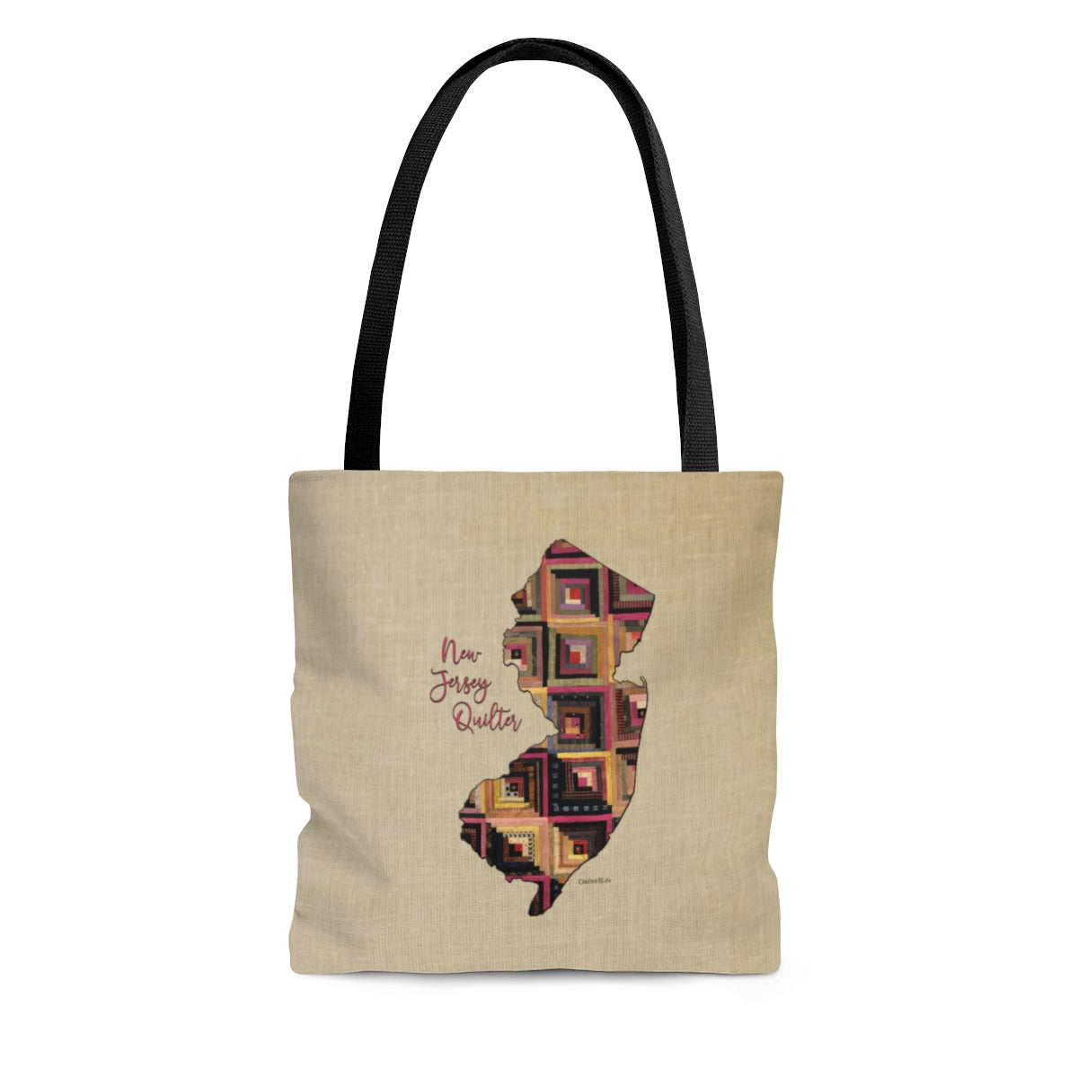 New Jersey Quilter Cloth Tote Bag