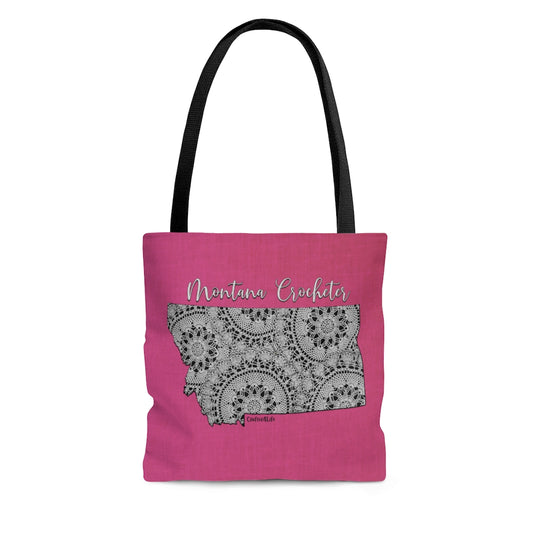 Montana Crocheter Cloth Tote Bag