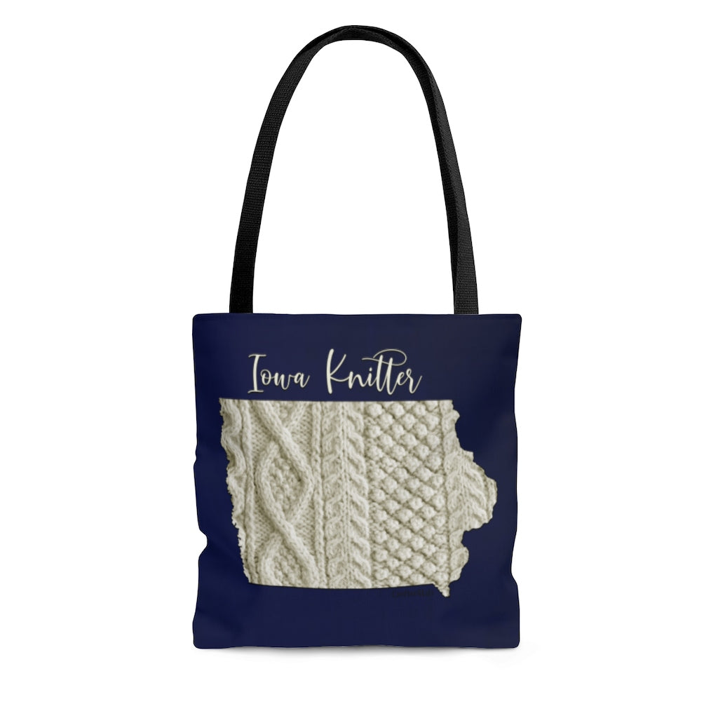 Iowa Knitter Cloth Tote Bag