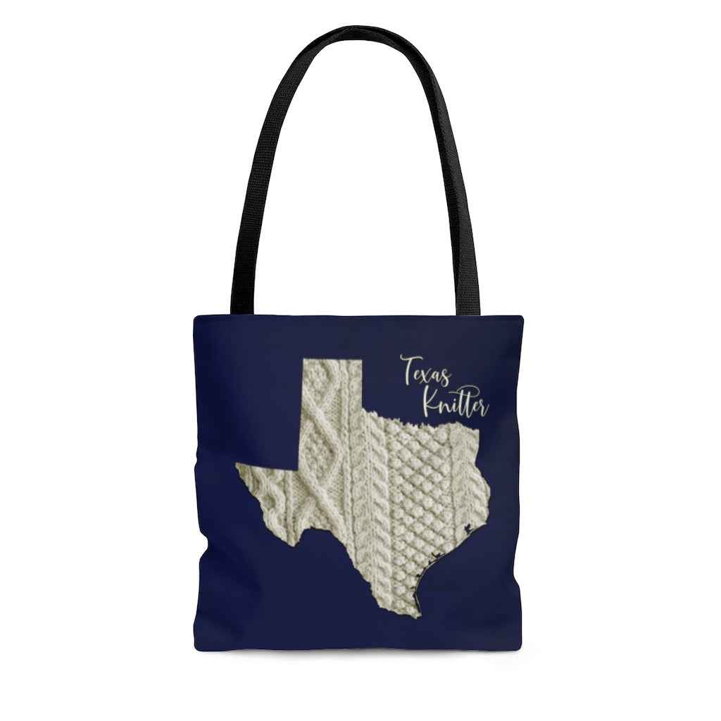 Texas Knitter Cloth Tote Bag