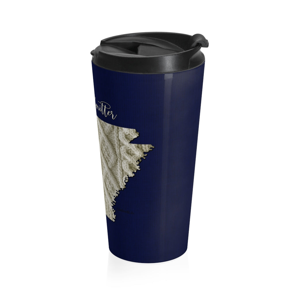 Arkansas Knitter Stainless Steel Travel Mug