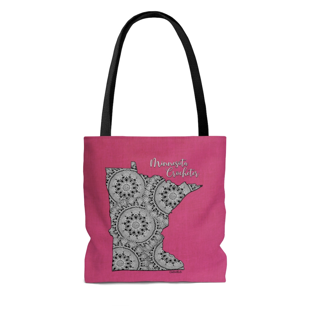 Minnesota Crocheter Cloth Tote Bag