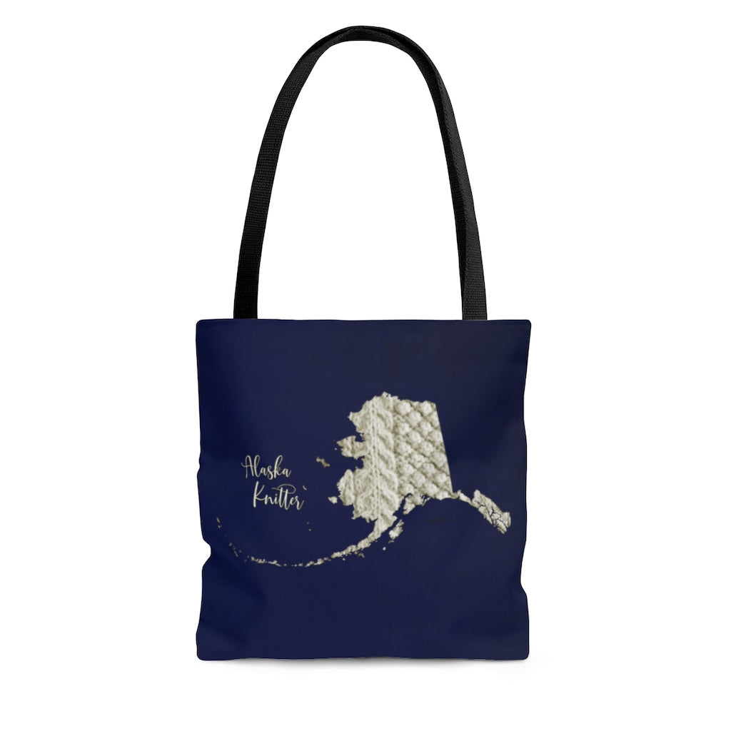 Alaska Knitter Cloth Tote Bag