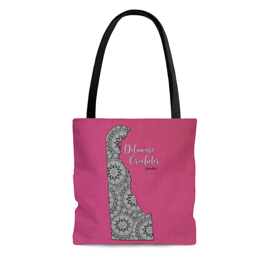 Delaware Crocheter Cloth Tote Bag