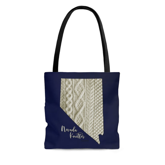 Nevada Knitter Cloth Tote Bag