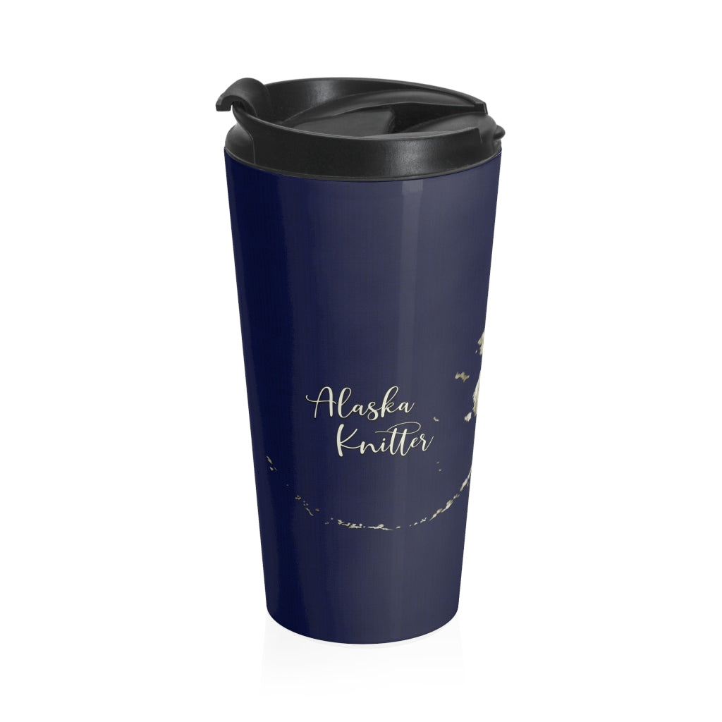 Alaska Knitter Stainless Steel Travel Mug