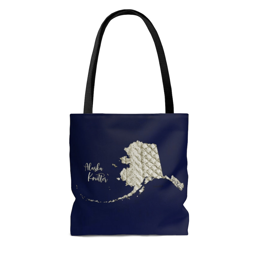 Alaska Knitter Cloth Tote Bag