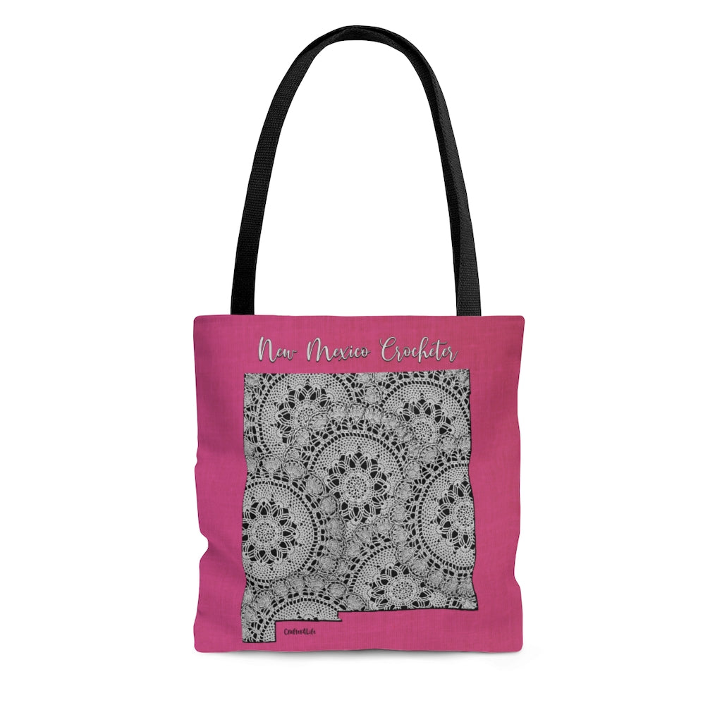 New Mexico Crocheter Cloth Tote Bag