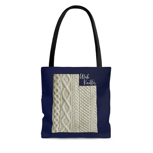 Utah Knitter Cloth Tote Bag