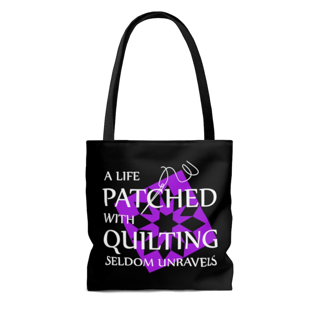 Quilting Seldom Unravels - Tote Bag