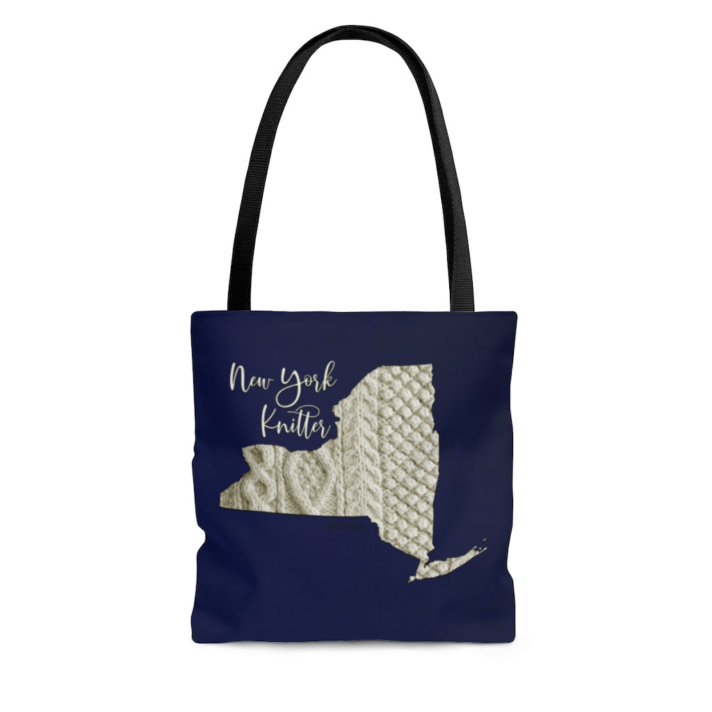 New York Knitter Cloth Tote Bag