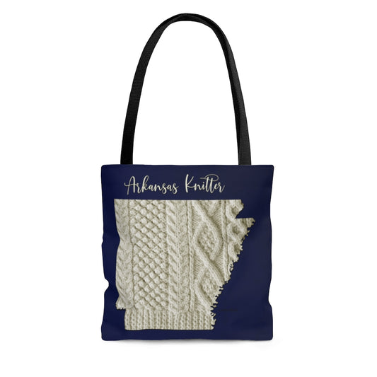 Arkansas Knitter Cloth Tote Bag