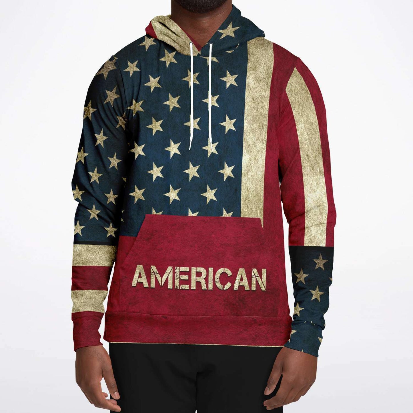American Flag and Eagle Hoodie