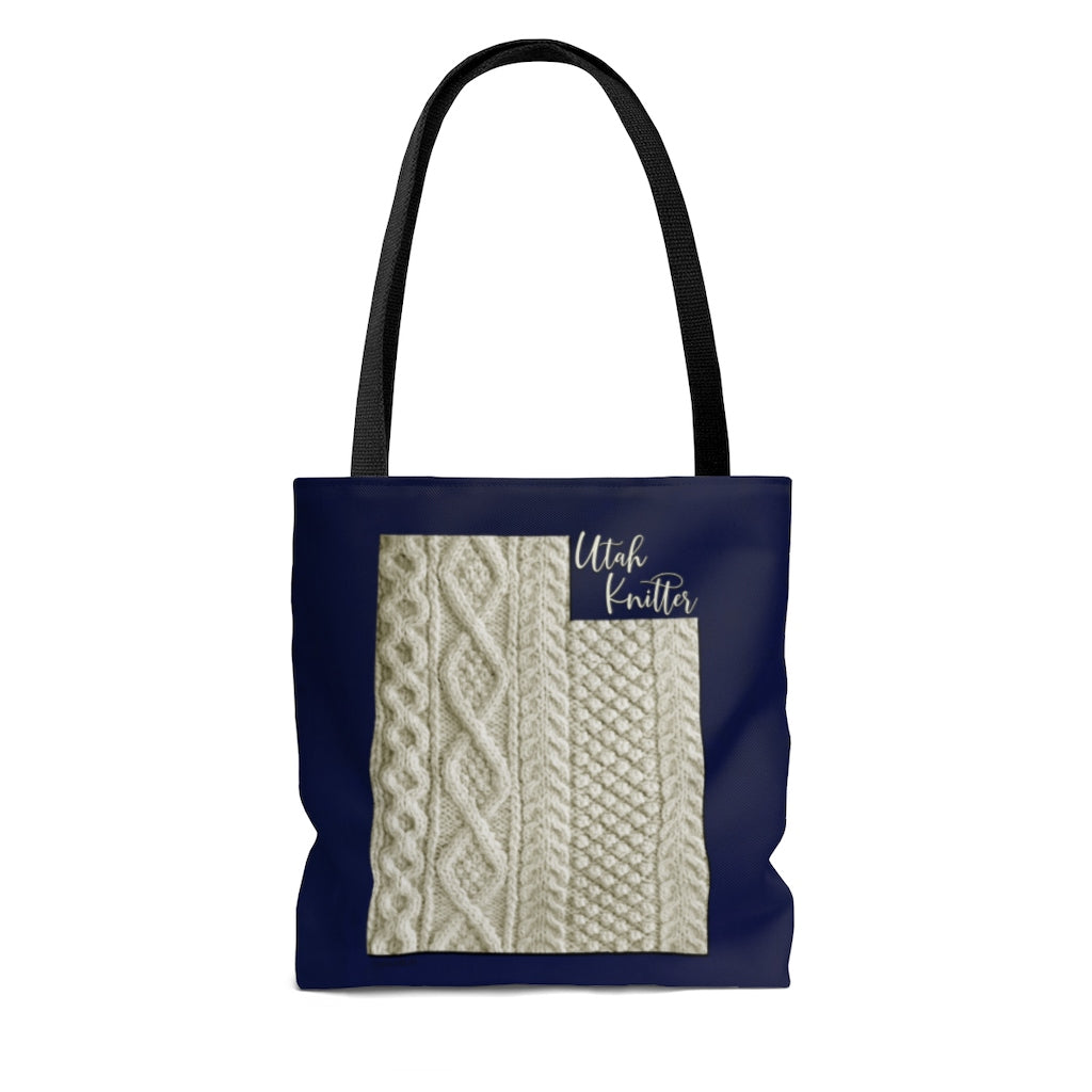 Utah Knitter Cloth Tote Bag