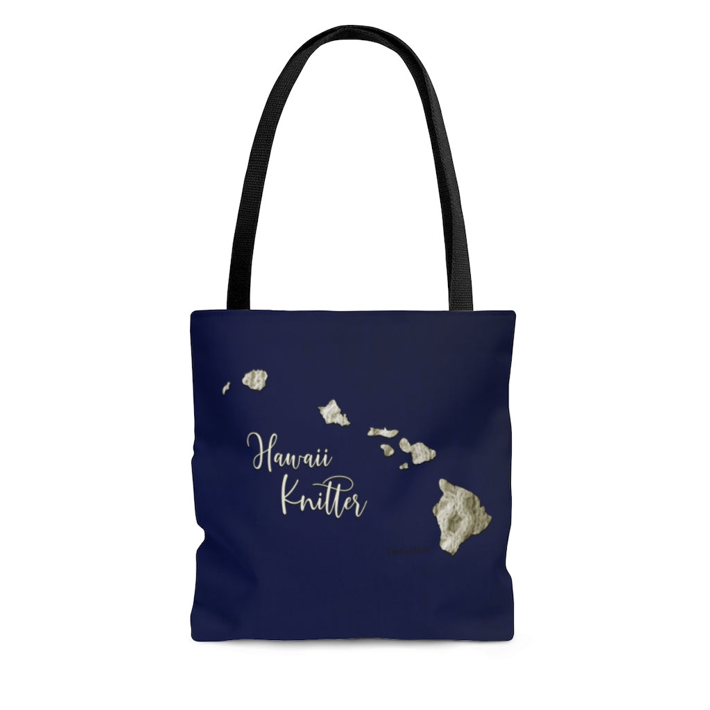 Hawaii Knitter Cloth Tote Bag