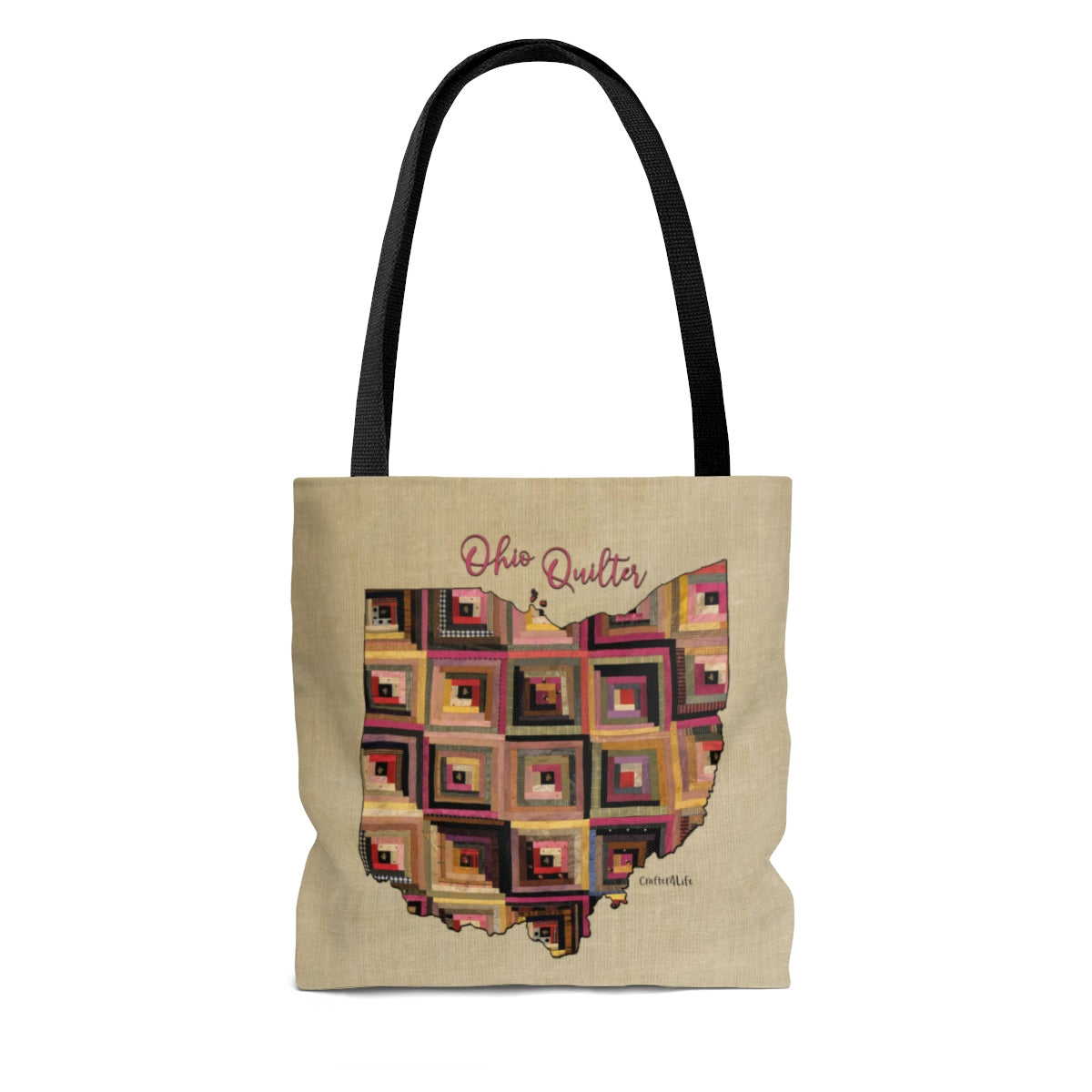 Ohio Quilter Cloth Tote Bag