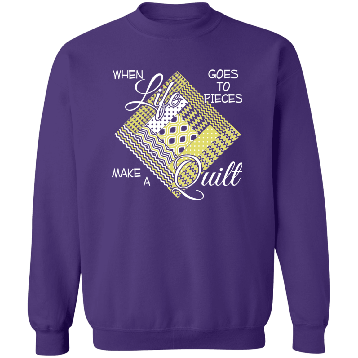 Make a Quilt (yellow) Sweatshirt