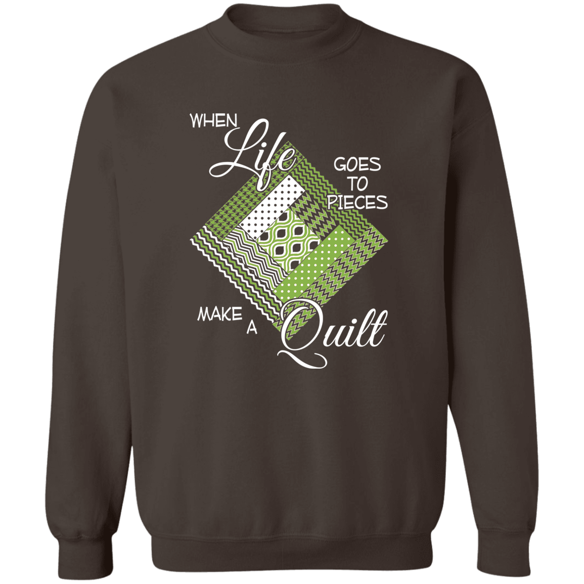 Make a Quilt (Greenery) Sweatshirt