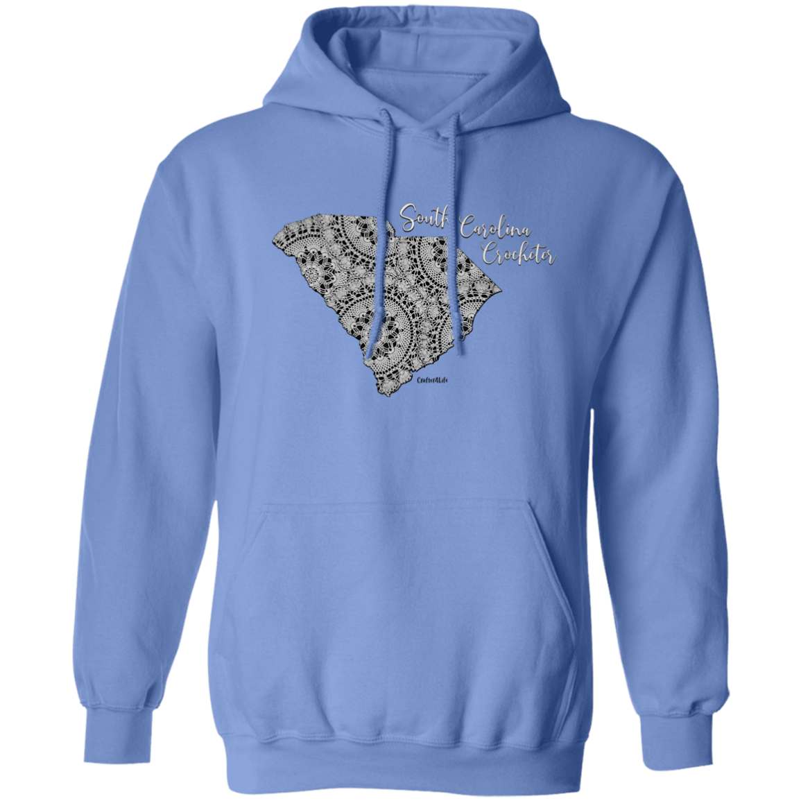 South Carolina Crocheter Pullover Hoodie