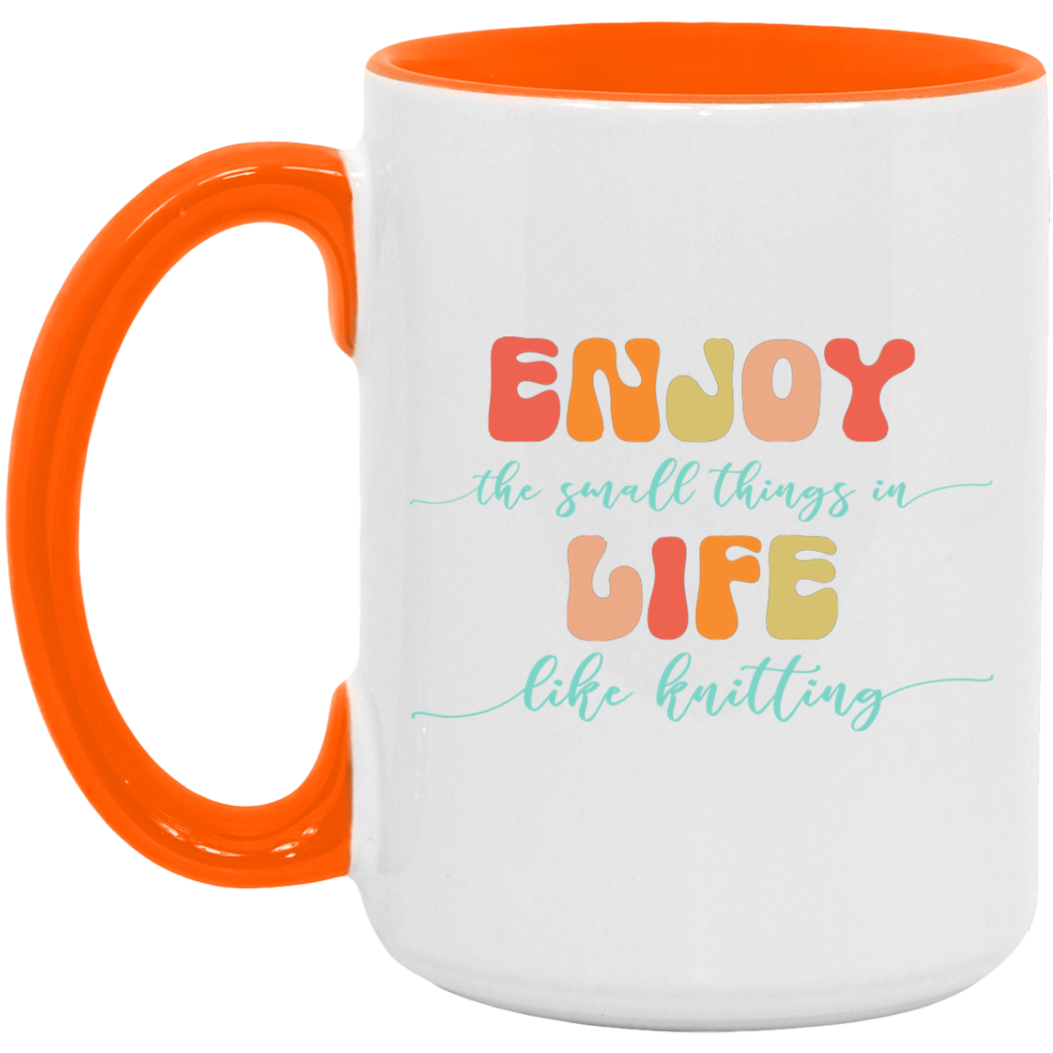 Enjoy Life - Knitting Mugs