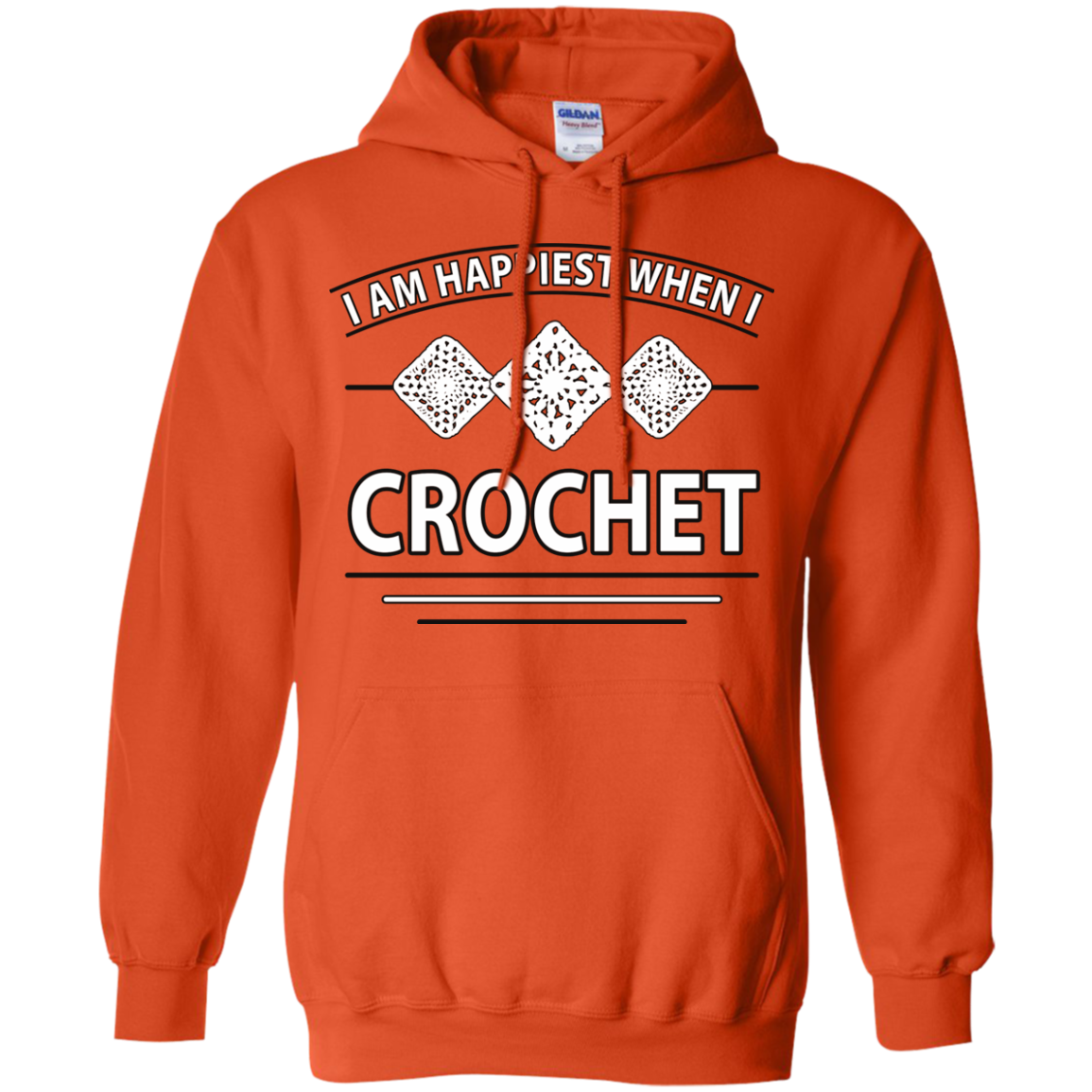 I Am Happiest When I Crochet Pullover Hoodies - Crafter4Life - 6