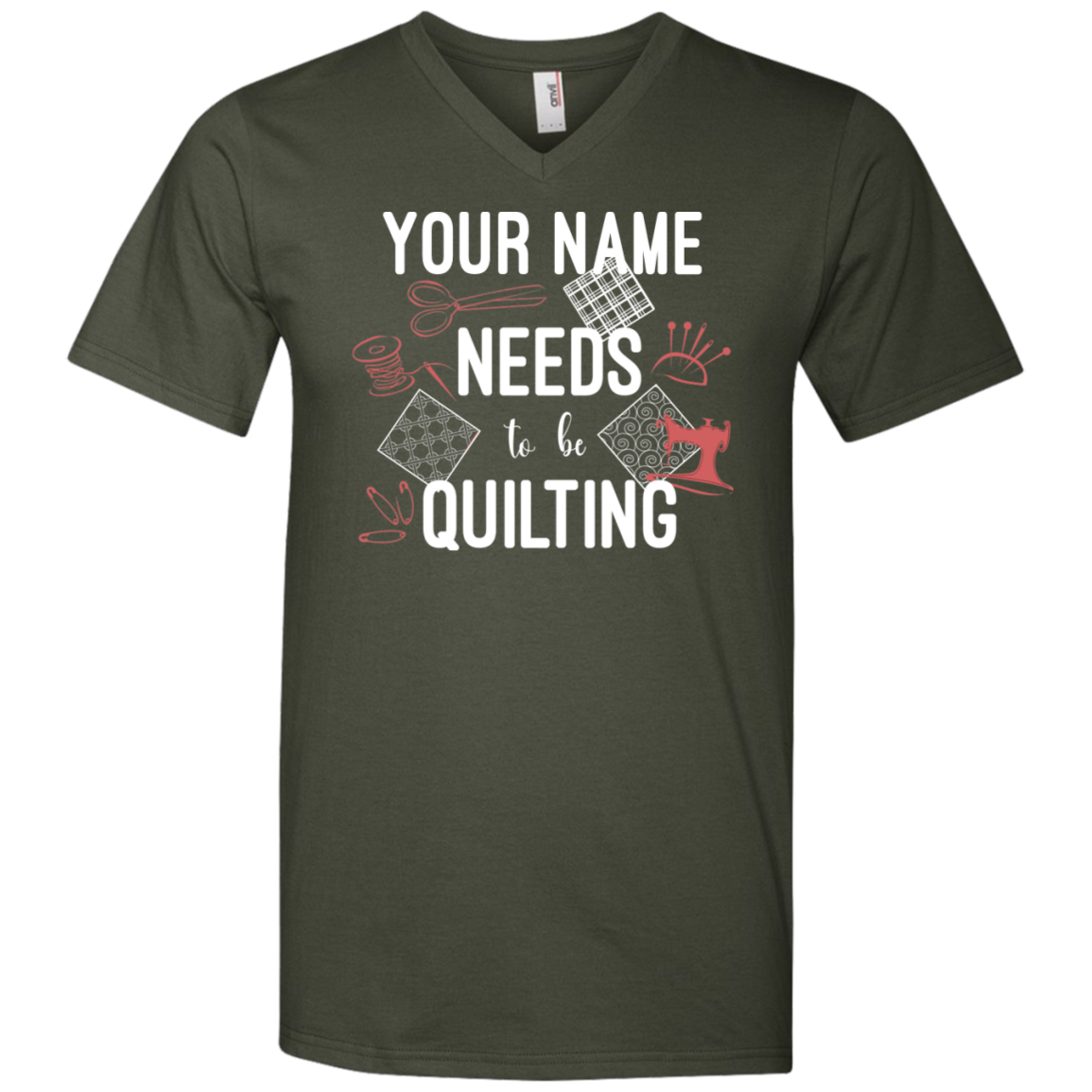 Needs to be Quilting - Personalized Unisex T-Shirts