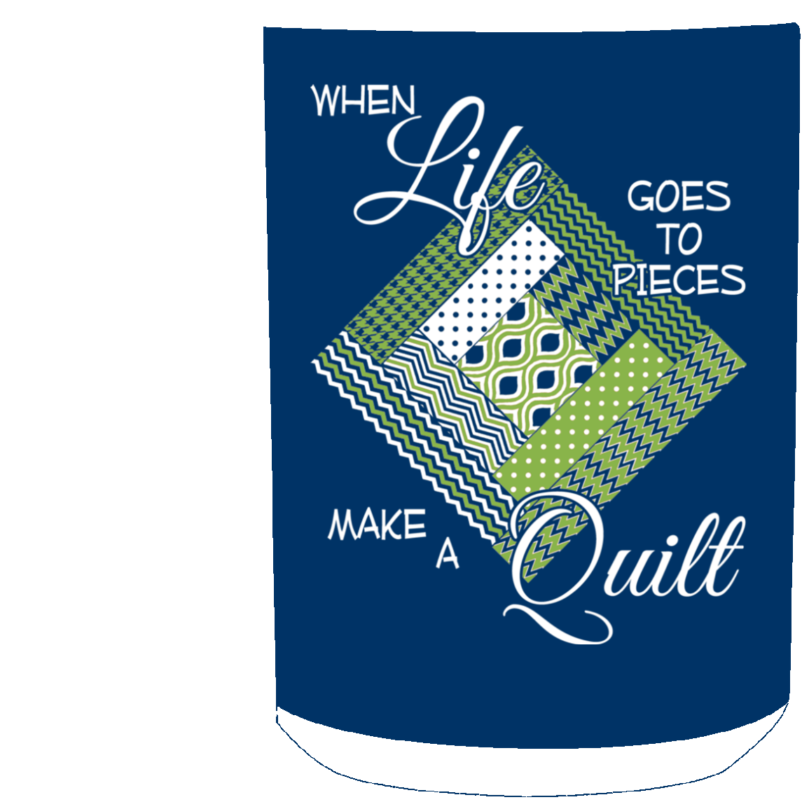 Make a Quilt (Greenery) Mugs